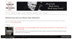 Desktop Screenshot of livemusicnow-muenchen.de