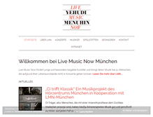Tablet Screenshot of livemusicnow-muenchen.de